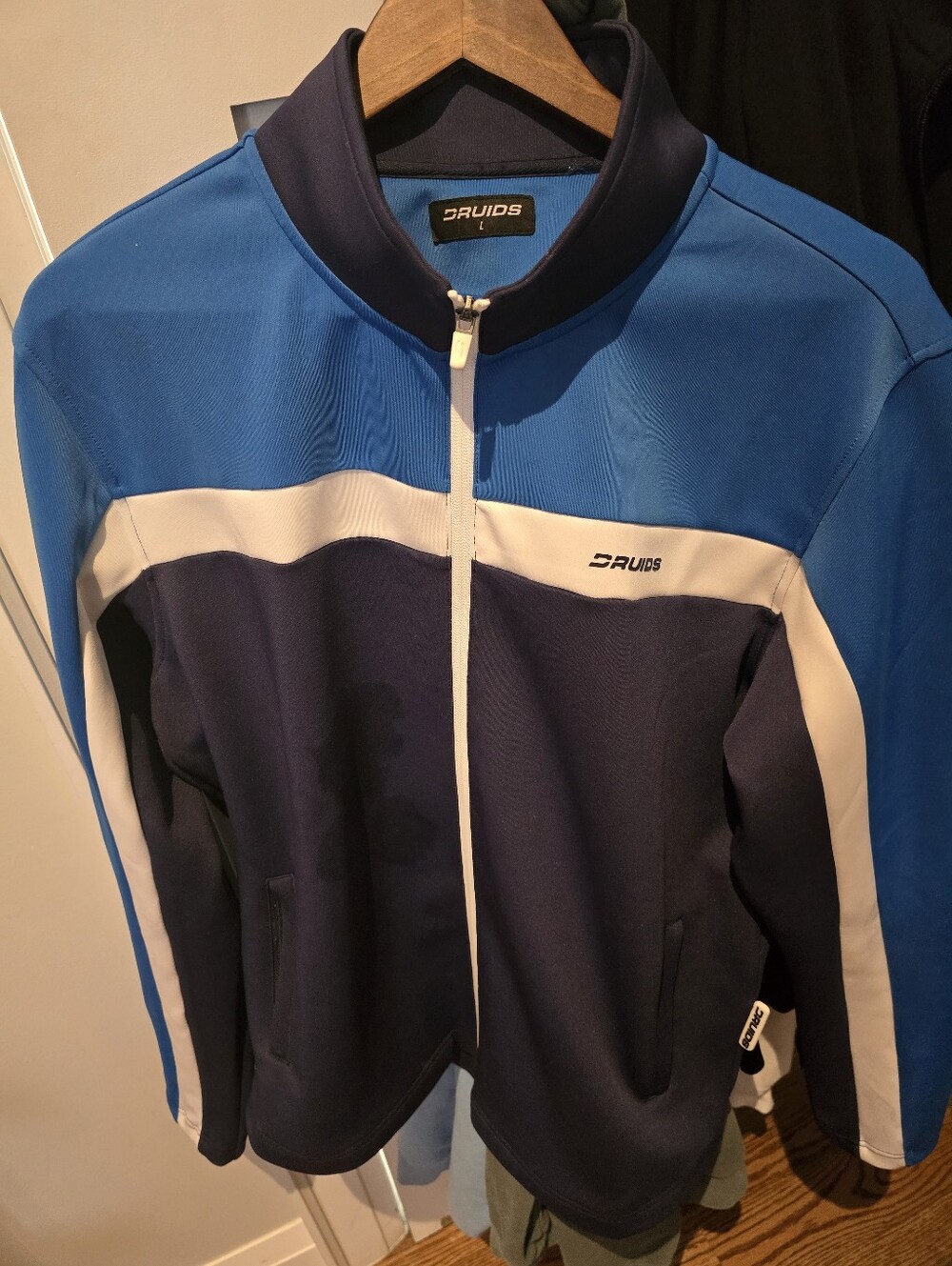 Druids Vapor Jacket  Blue & Navy Zip-Up Track Jacket